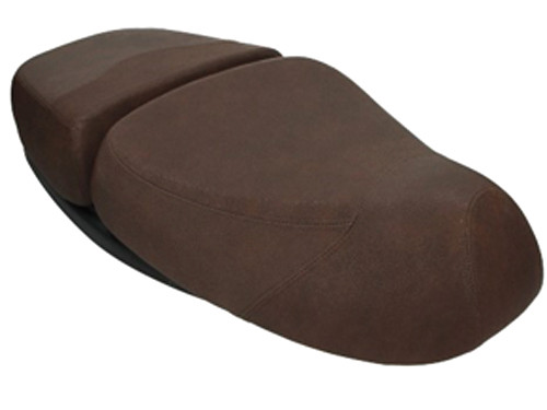 Buddyseat Dubbel Leder Look Donker Bruin China LX