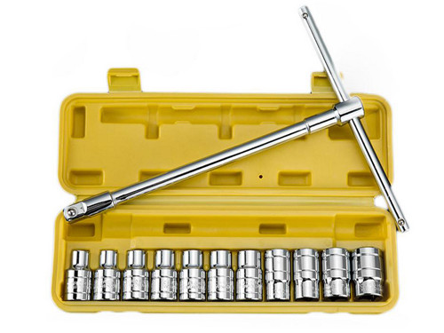 T-Sleutel Dop Set Schuifbaar 11-Delig 8-19mm