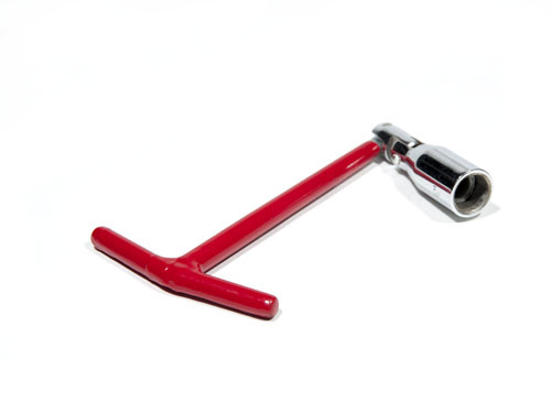 Bougiesleutel Lang 4T Rood