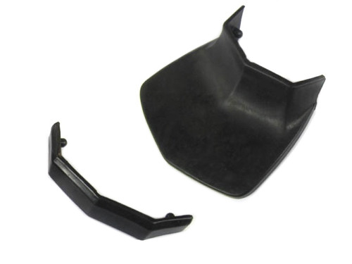 Spatlap + Bumper Rubber Zwart Puch Maxi N
