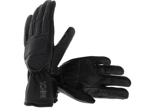 MKX Retro Leer Handschoenen Zwart XL