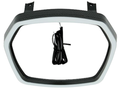 Koplamprand Led Smoke/Mat Carbon Vespa Sprint
