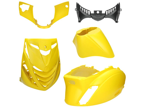 Plaatwerk Set 5-Delig Mat Geel Piaggio Zip Model SP