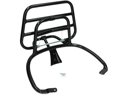 Achterdrager Opklapbaar Glans Zwart (A-kwaliteit) Vespa Primavera/Sprint