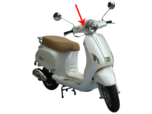 Stuurkap Wit China LX