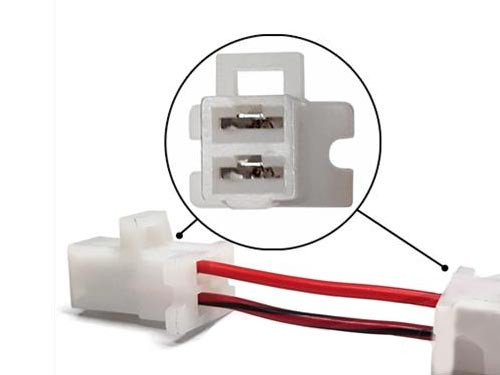 Connector Kabel Blok Vrouw/Blok Vrouw 2-Pins Universeel