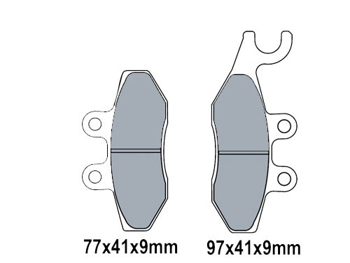 RMS Remblok Set Aprilia Sport City Street / Gilera DNA/Runner SP / Piaggio Fly/Liberty/Typhoon 2009 / Vespa Primavera/Sprint