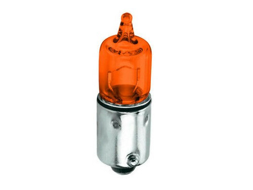 Lamp BA9S 12V 6W Oranje o.a. Knipperlicht Vespa Primavera/Sprint