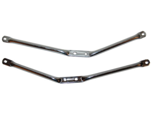 Stang Set Voorspatbord Model 529/530 Linnks+Rechts Chroom Zundapp