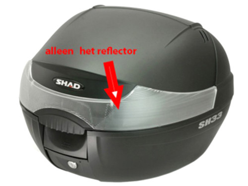 Shad SH33 Reflector Topkoffer Wit