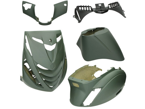 Plaatwerkset 5-Delig Mat Leger Groen Piaggio Zip2000 Model SP