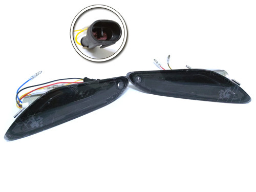 Power One Knipperlicht Set Achter Matrix + Dagrijverlichting Led Smoke Vespa Primavera/Sprint