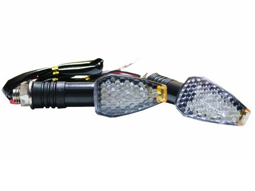 Knipperlicht Set Bike Led Zwart/Transparant Universeel