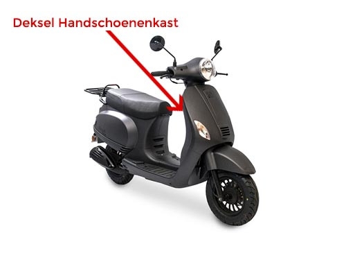 Deksel Handschoenenkast Mat Grijs AGM VX50/VX50S