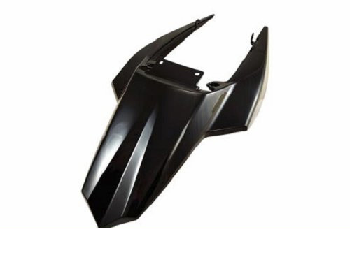 Achterspatbord Zwart Derbi Senda DRD Racing 2011>
