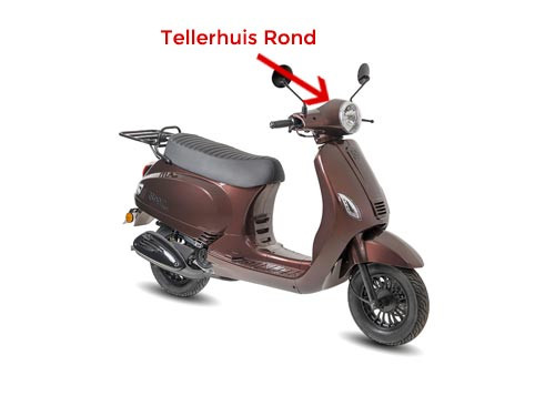 Tellerhuis Rond Bruin AGM VX50