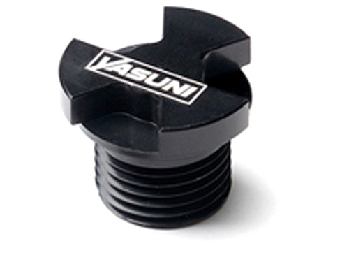 Yasuni Pro Race Olie Vulplug Zwart CNC Aluminium M16x1.5 Derbi Senda