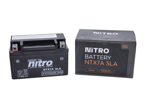 Nitro Accu NTX7A (YTX7A-BS) Gel Gesloten