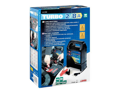 Lampa Accu Lader Turbo 6V/12V 2-8A