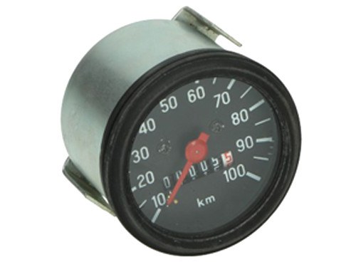 Tellerklok 100km/h Model VDO Zwart 60mm Puch Monza / Zundapp