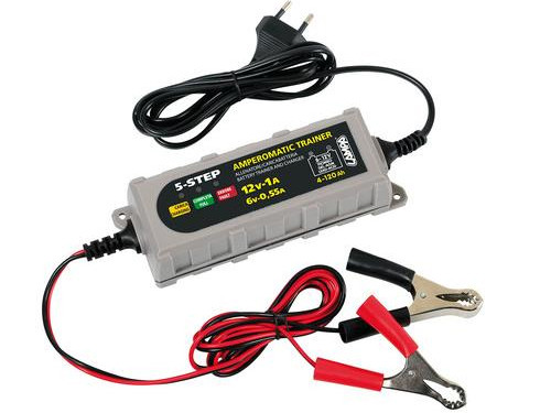 Lampa Acculader 12V 1A / 6V 0.55A Universeel