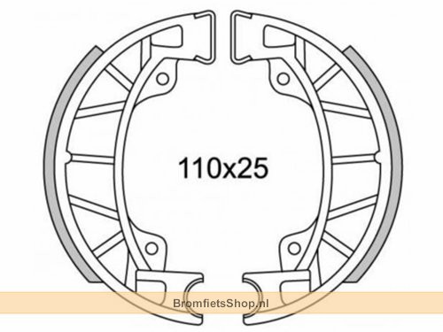 Newfren Remsegment Set Type GF0251 Piaggio Sfera
