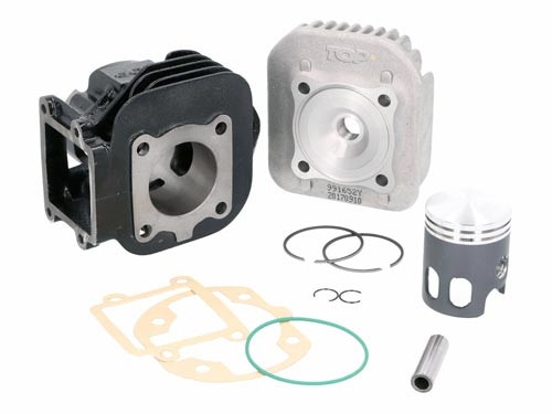 Top Performance Black Trophy Cilinder Kit (met cilinderkop) 40mm 50cc AC Minarelli Verticaal