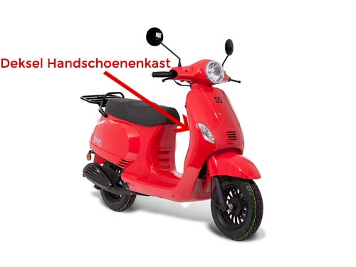 Deksel Handschoenenkast Rood AGM VX50/VX50S
