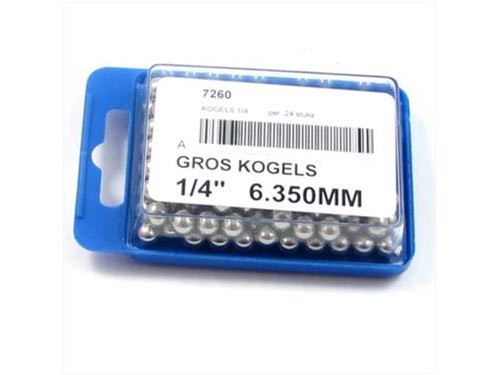Kogels 1/4" 6.4mm (144 stuks)