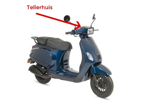 Tellerhuis Vierkant Donker Blauw AGM VX50S