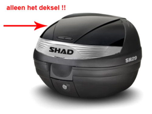 Shad SH29 Deksel Topkoffer Zwart