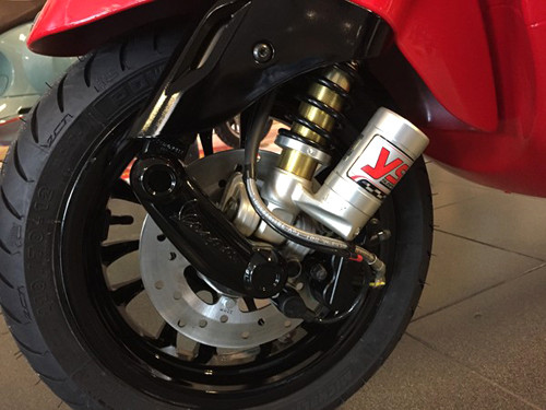 YSS Comfort Schokbreker Gas 280mm Voor Vespa Primavera/Sprint