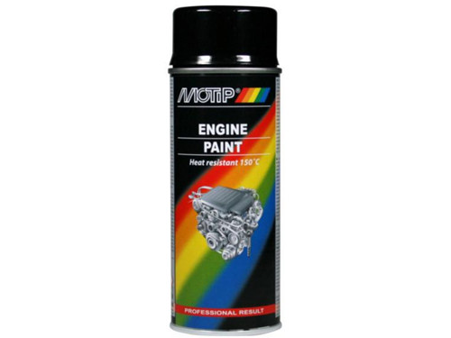 Motip Spuitbus Engine Paint Zwart 400ML