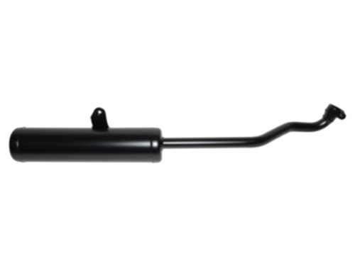 Uitlaat Compleet Model 23.5mm 25km Zwart Piaggio Si