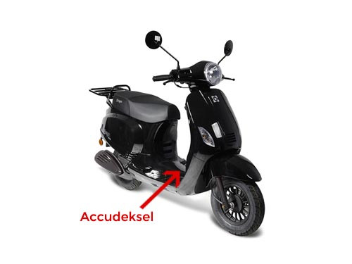 Accudeksel Glans Zwart AGM VX50/VX50S