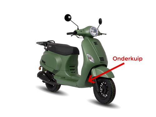 Onderkuip Voorzijde Mat Groen AGM VX50/VX50S