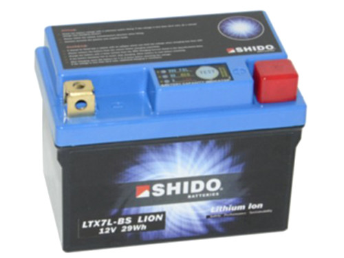 Shido Lithium Ion Accu YTX7L-BS o.a. Vespa Primavera/Sprint / Piaggio Fly 2012