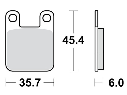 TRW Lucas Remblok Set Type MCB535EC