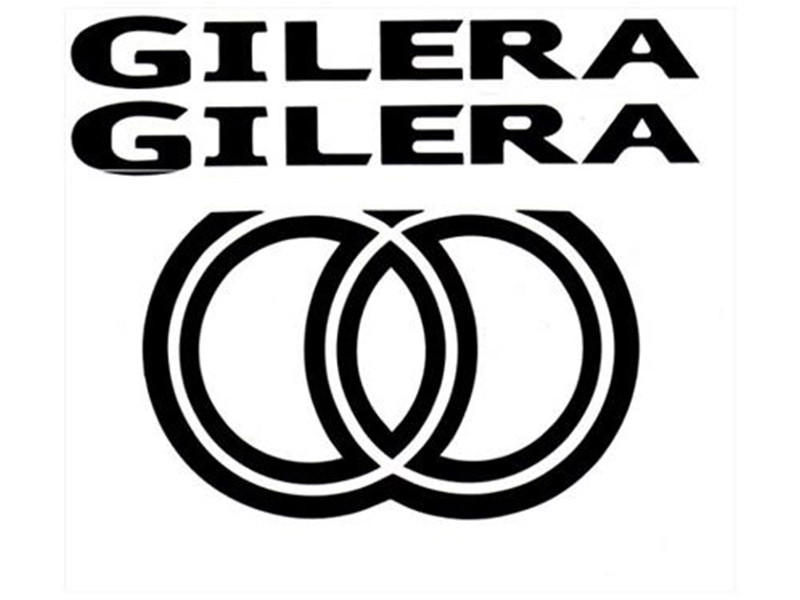 Sticker Set 5-Delig Carbon Gilera