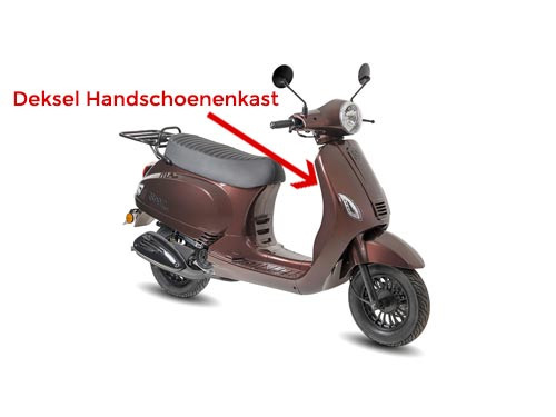 Deksel Handschoenenkast Bruin AGM VX50/VX50S