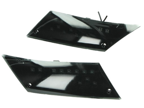 Knipperlicht Set Achter + Dagrijverlichting Led Zwart Piaggio Zip 2000
