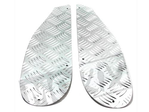 Treeplaat Set Standaard Model Aluminium Aprilia SR 2000