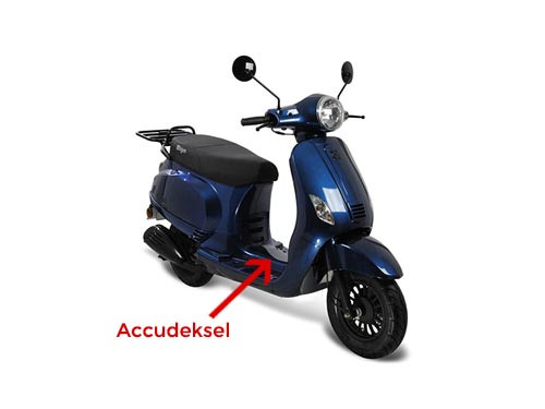 Accudeksel Donker Blauw AGM VX50/VX50S