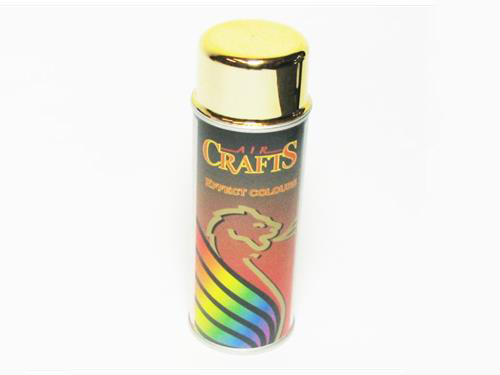 Aircrafts Spuitbus Chroom Goud 400ml