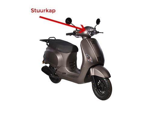 Stuurkap Rond Titanium AGM VX50