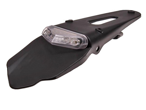 Achterspatbord Punt + Achterlicht Led Transparant Universeel