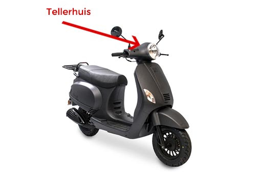 Tellerhuis Rond Mat Grijs AGM VX50