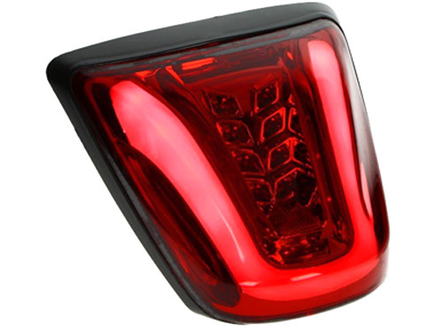 Achterlicht Led Tube Mat Zwart/Rood Vespa Primavera/Sprint