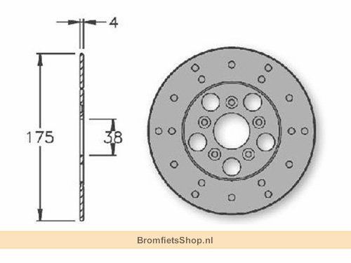 Remschijf Voor Italjet Formula/Dragster
