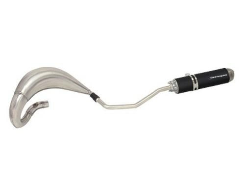 Tecnigas E-Nox Steel Uitlaat Blank + Demper Zwart Suzuki RMX/SMX